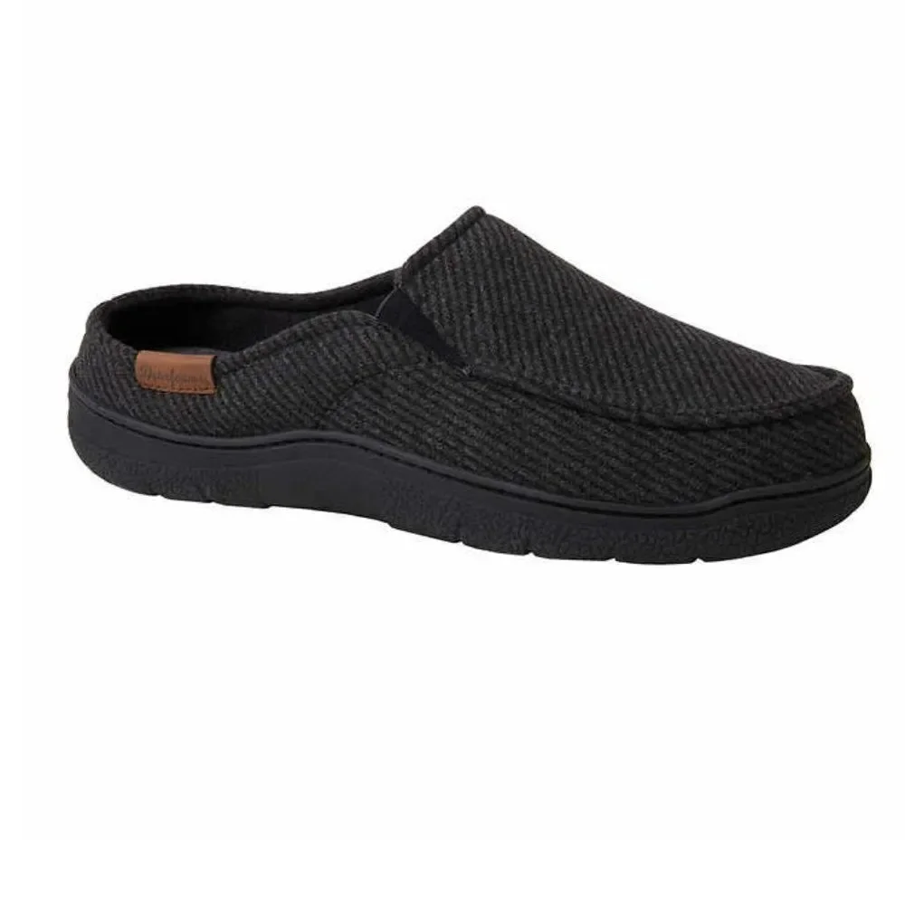 NWT! Men's Black Dearfoam Slippers - Size Small